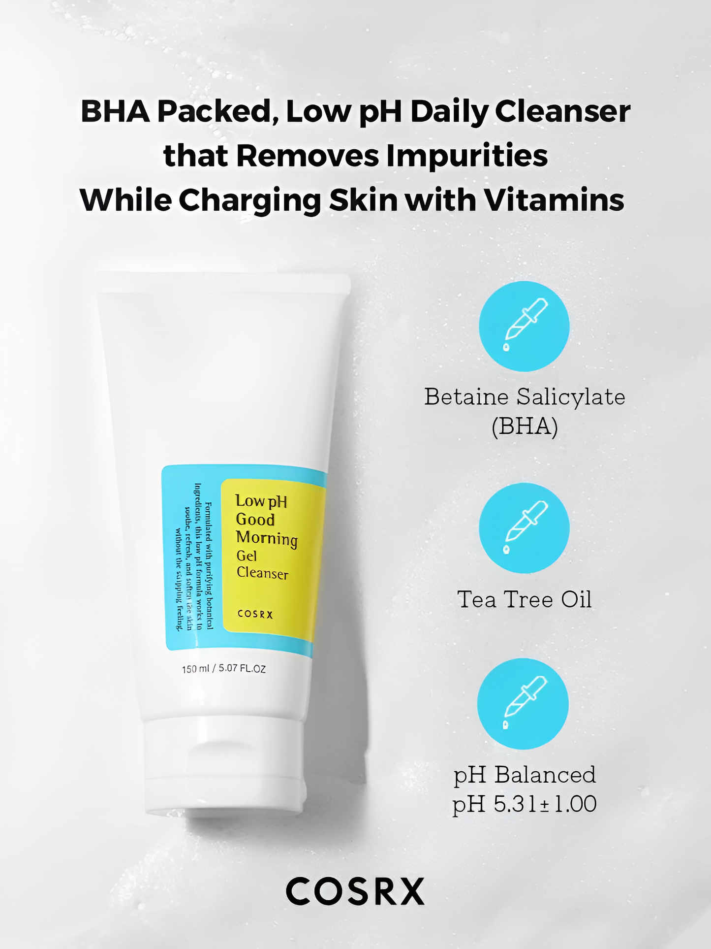 COSRX-Low pH Good Morning Gel Cleanser 150ml